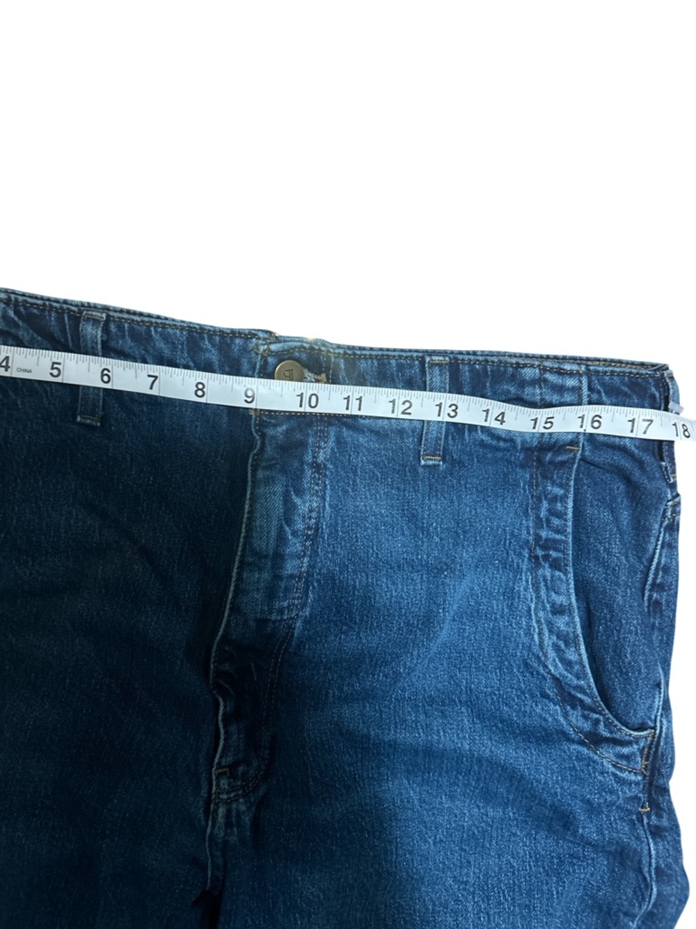 Anthropologie Pilcro Jeans Sz 31 High Rise Wide Leg Medium Wash Relaxed baggy - Picture 3 of 8